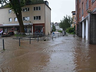 Große Schäden nach Hochwasser am 14. Juli 2021 in Hemer